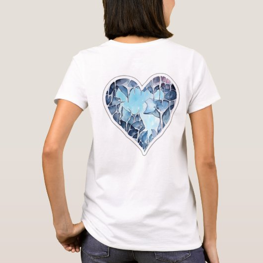 Warm my heart, personnalisé tシャツ (裏面)