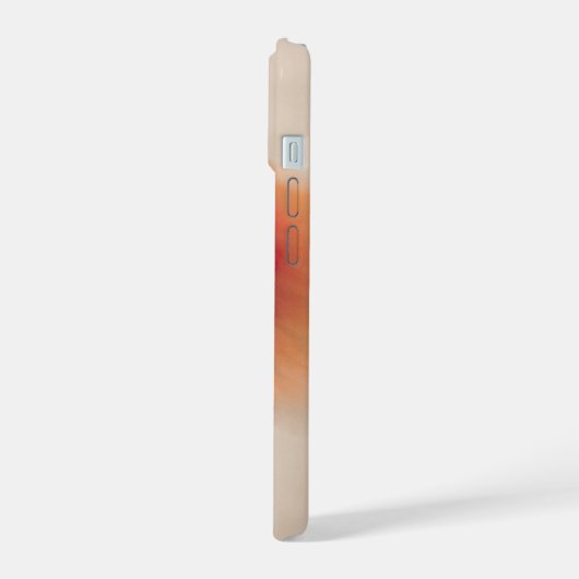 Warm Neutral Abstract Floral Phone Case iPhone 15ケース (左側面)