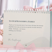 Warm Neutral Minimalist Family Photo Collage Wall カレンダー