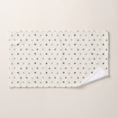 Warm Neutral Polka Dot Baby Towel Set バスタオルセット (ハンドタオル)