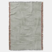 Warm Olive Green Christmas スローブランケット (正面縦)