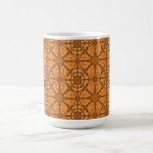 Warm Ornamental Lattice Tile  コーヒーマグカップ (中央)