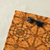 Warm Ornamental Lattice Tile  ビーチタオル (インサイチュ)