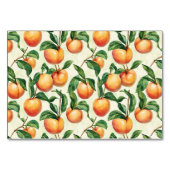 Warm Peach Botanical Border テーブルナンバー (裏面)