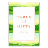 Warm Peach Floral Botanical テーブルナンバー (裏面)