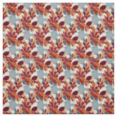 Warm Retro Petal Bloom Pattern ファブリック (見本)