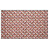 Warm Retro Petal Bloom Pattern ファブリック (ファットクウォーター)