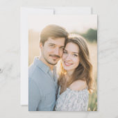 Warm Romantic Photo 招待状 (正面)