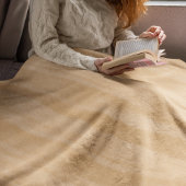 Warm Sandstone Flow Sherpa Blanket シェルパブランケット