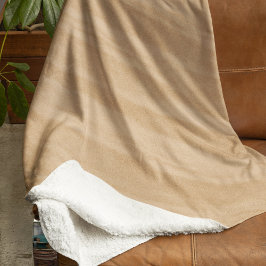 Warm Sandstone Flow Sherpa Blanket シェルパブランケット