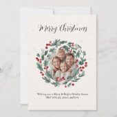 Warm Smiles Christmas 招待状 (正面)