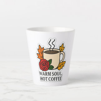 Warm Soul, Hot Coffee – Autumn カフェラテマグ