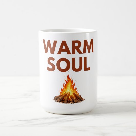 Warm Soul Minimal Fire Mug コーヒーマグカップ (中央)