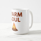 Warm Soul Minimal Fire Mug コーヒーマグカップ (正面右)