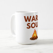 Warm Soul Minimal Fire Mug コーヒーマグカップ (正面左)