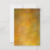 Warm Sunset Floral Thank You Card サンキューカード (裏面)