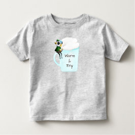 Warm & Tiny Eclipse The Tiny Dragon Cocoa Shirt トドラーTシャツ