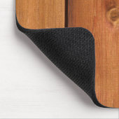 Warm-toned Barn Wood Board Photo Image マウスパッド (コーナー)