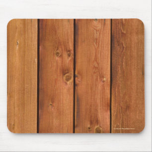 Warm-toned Barn Wood Board Photo Image マウスパッド