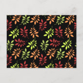 Warm Tonesカラフルポストカードの紅葉 ポストカード (正面)