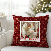 Warm Victorian Angel Christmas Gift Pillow クッション