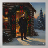 Warm Welcome: Eastman Johnson Holiday Glow ポスター (正面)