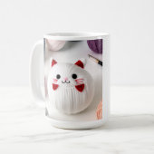 Warm Whiskers on Your Morning Coffee コーヒーマグカップ (正面左)
