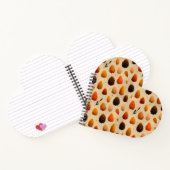 Warm Winter Pinecones Pattern ノートブック (内部)