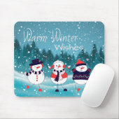 Warm Winter Wishes マウスパッド (マウス)