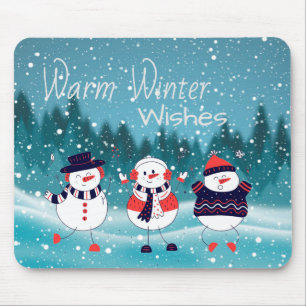Warm Winter Wishes マウスパッド