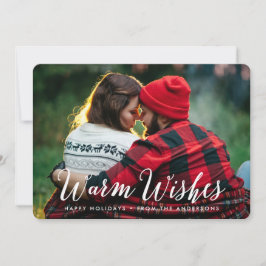 Warm Wishes | ホリデーフォトカード シーズンカード