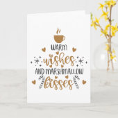 Warm Wishes and Marshmallow Kisses  カード (黄色い花)