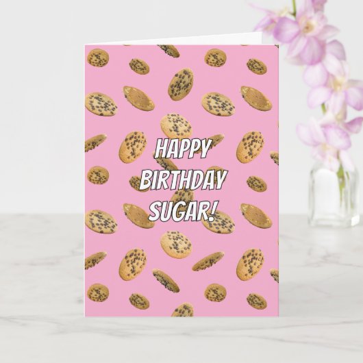Warm Wishes Chocolate Chip Cookie Birthday Card カード (蘭)