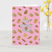 Warm Wishes Chocolate Chip Cookie Birthday Card カード (黄色い花)