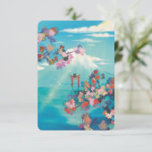 Warm Wishes Countryside Postcard サンキューカード (スタンド正面)