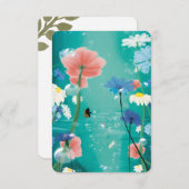 Warm Wishes Countryside Postcard サンキューカード (正面/裏面)