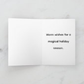 Warm wishes for a magical holiday season. シーズンカード (内部)