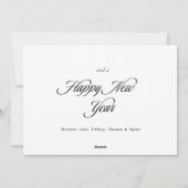 Warm Wishes For A Merry Christmas シーズンカード (裏面)