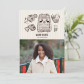 Warm Wishes Holiday Essentialsフォトカード シーズンカード (スタンド正面)