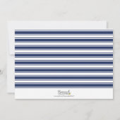 Warm Wishes Joy Love Peace Blue Holiday Photo シーズンカード (裏面)