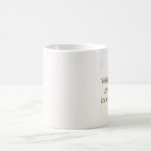 Warm Wishes | Minimalist Christmas Quote Mug モーフィングマグカップ (中央)