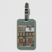 Warm Wishes Our House to Yours ラゲッジタグ (正面縦)