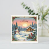 Warm Wishes this Holiday Season: A Note of Cheer シーズンカード (スタンド正面)