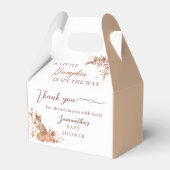 Warm Woodland Fox Pumpkin Thank You フェイバーボックス (正面サイド)