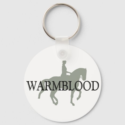 WARMBLOOD、ドレスセージ馬&ライダー キーホルダー (正面)