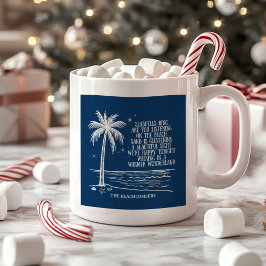 Warmer Wonderland Beach Palm Tree Christmas コーヒーマグカップ