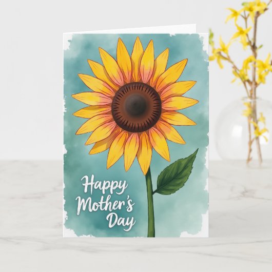 Warmest Mothers Day Bloom Card カード (黄色い花)