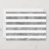 Warmest Wishesシルバースクリプトのフォトオーバーレイ シーズンカード (裏面)