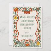 Warmest Wishes Flat Holiday Card シーズンカード (正面)