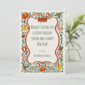 Warmest Wishes Flat Holiday Card シーズンカード (スタンド正面)